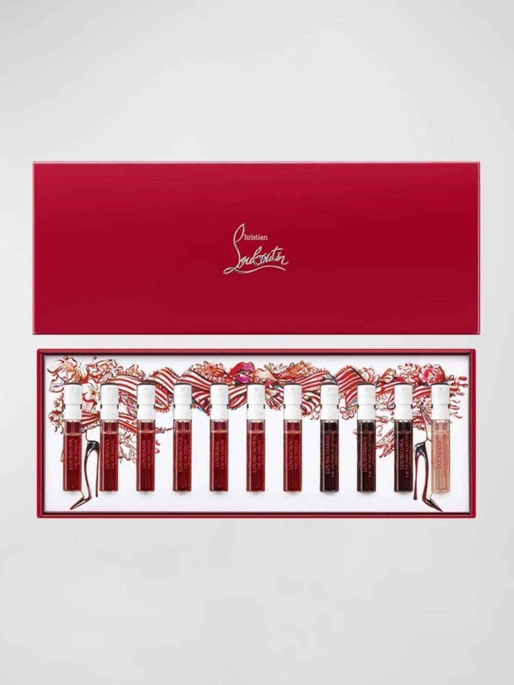 New Luxurious Christian Louboutin miniature scent 11 different scents, gif set